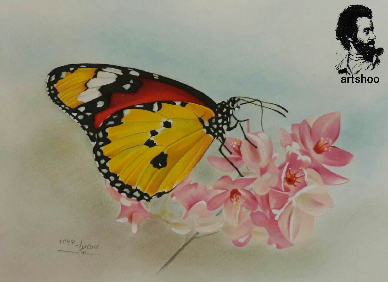 نقاشی مدادرنگی اورژینال